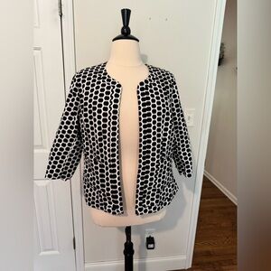 Black and White Women's 2X Jacket